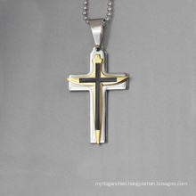 New design jesus christ cross pendant, gold plated cross pendant